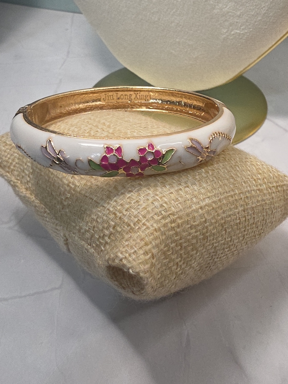 Jiu Long Xing cloisonné enamel bangle